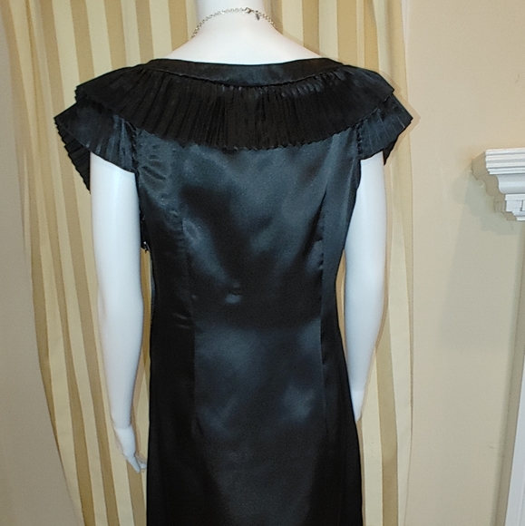 SUSANA MONACO SLEEVELESS RUFFLE SHIFT DRESS 8 - Picture 7 of 10